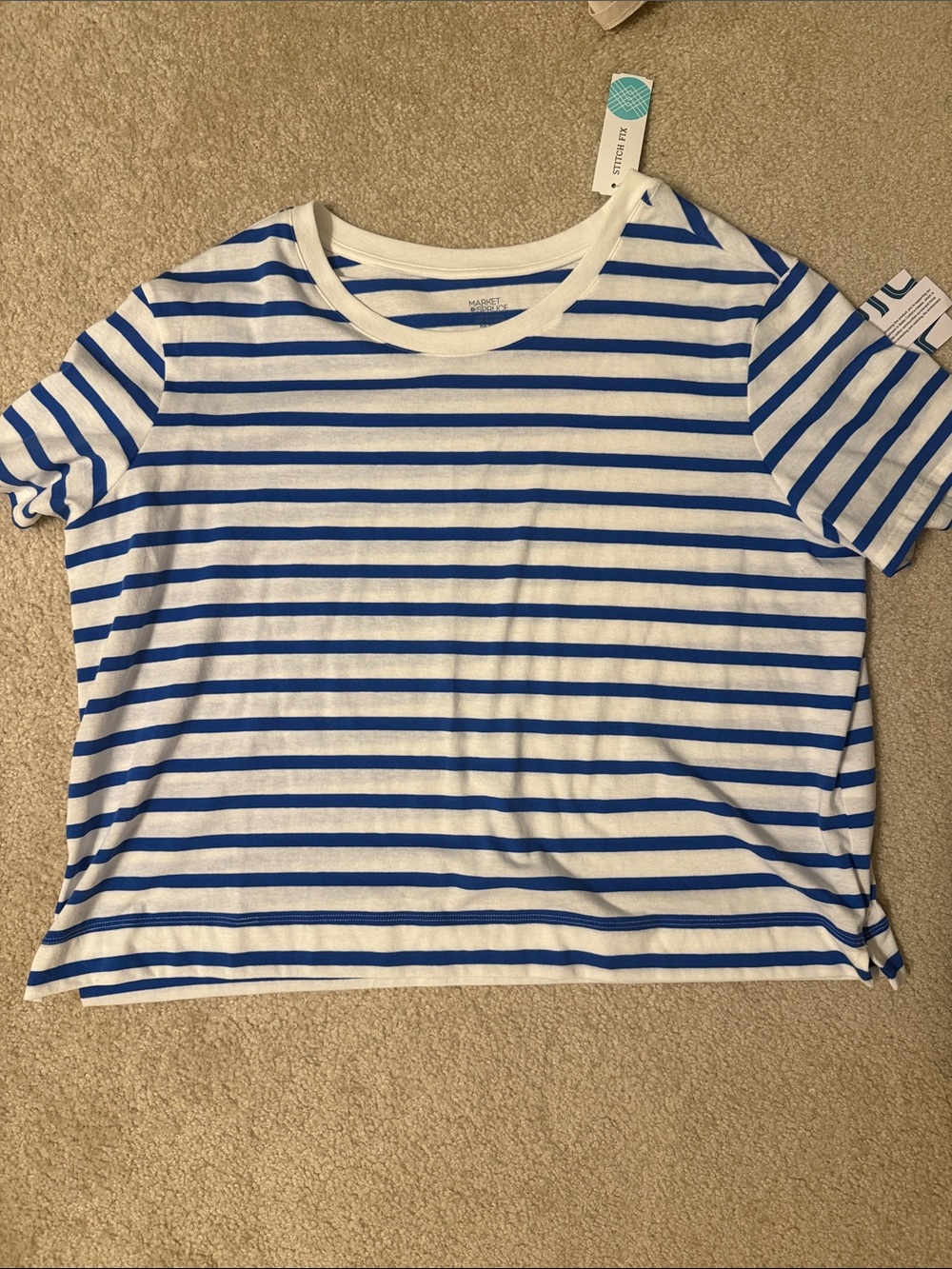 Market and Spruce Boxy Crop Tee